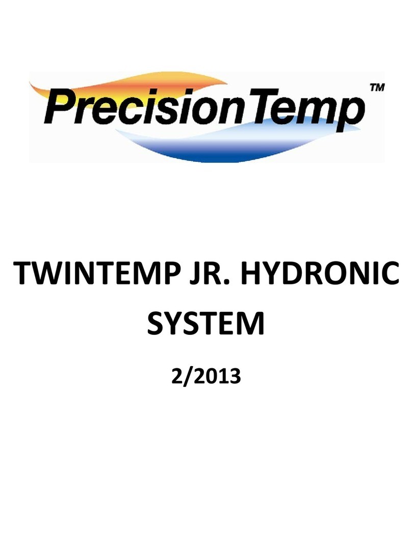 PrecisionTemp TWINTEMP JR. Operating and installation instructions