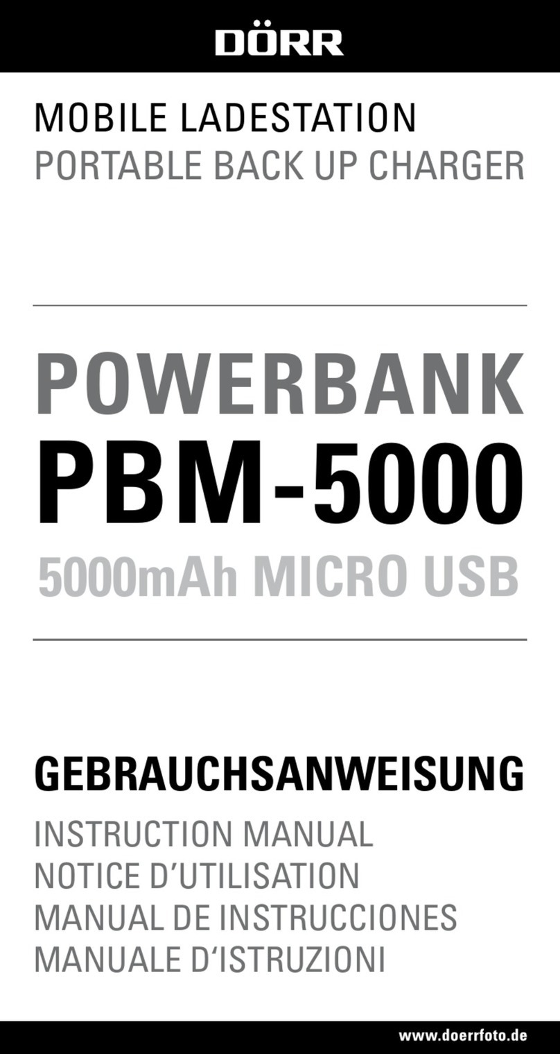 DÖRR Powerbank PBM-5000 instruction manual