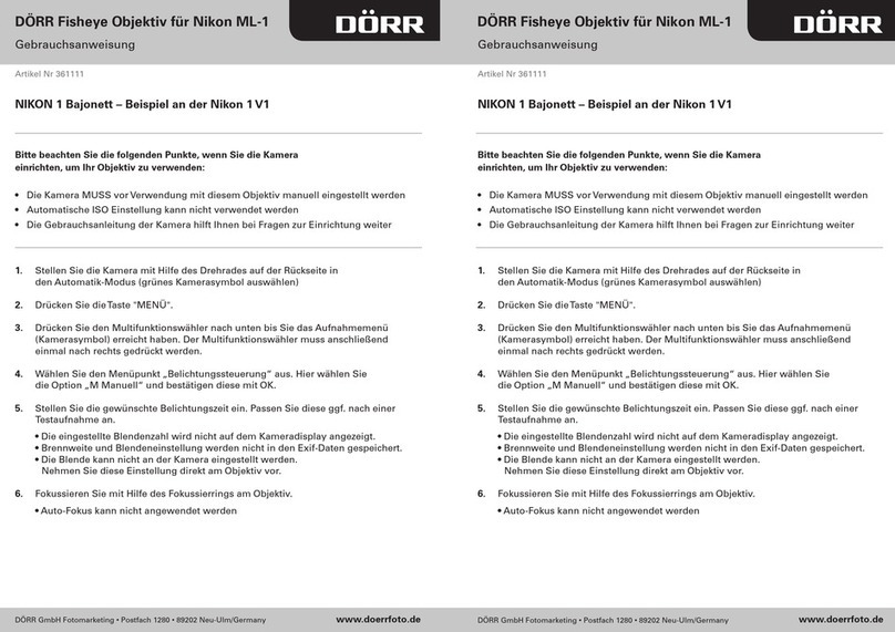 DÖRR 361111 instruction manual