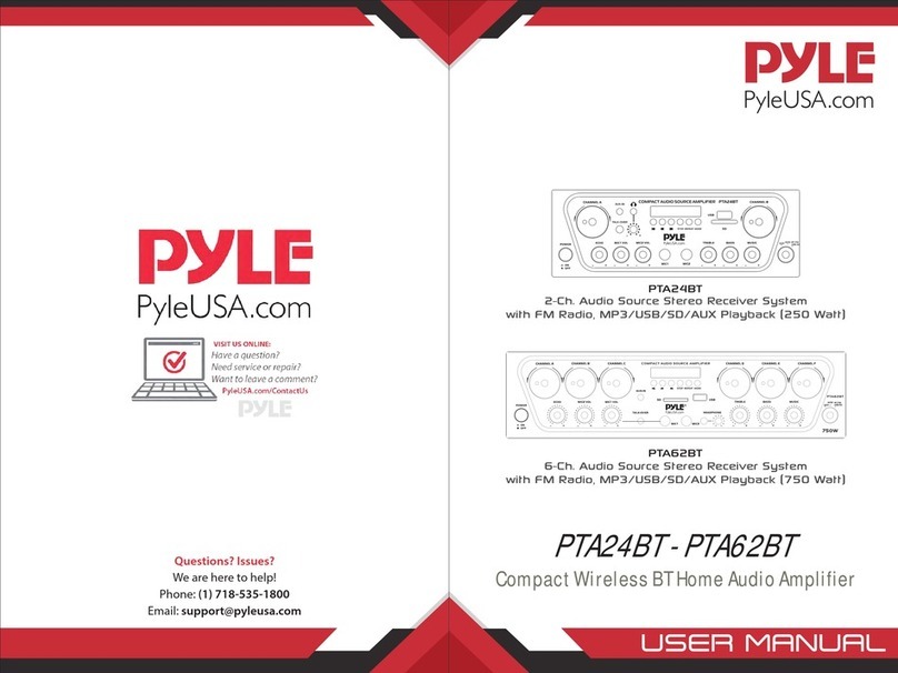 Pyle PTA24BT User manual