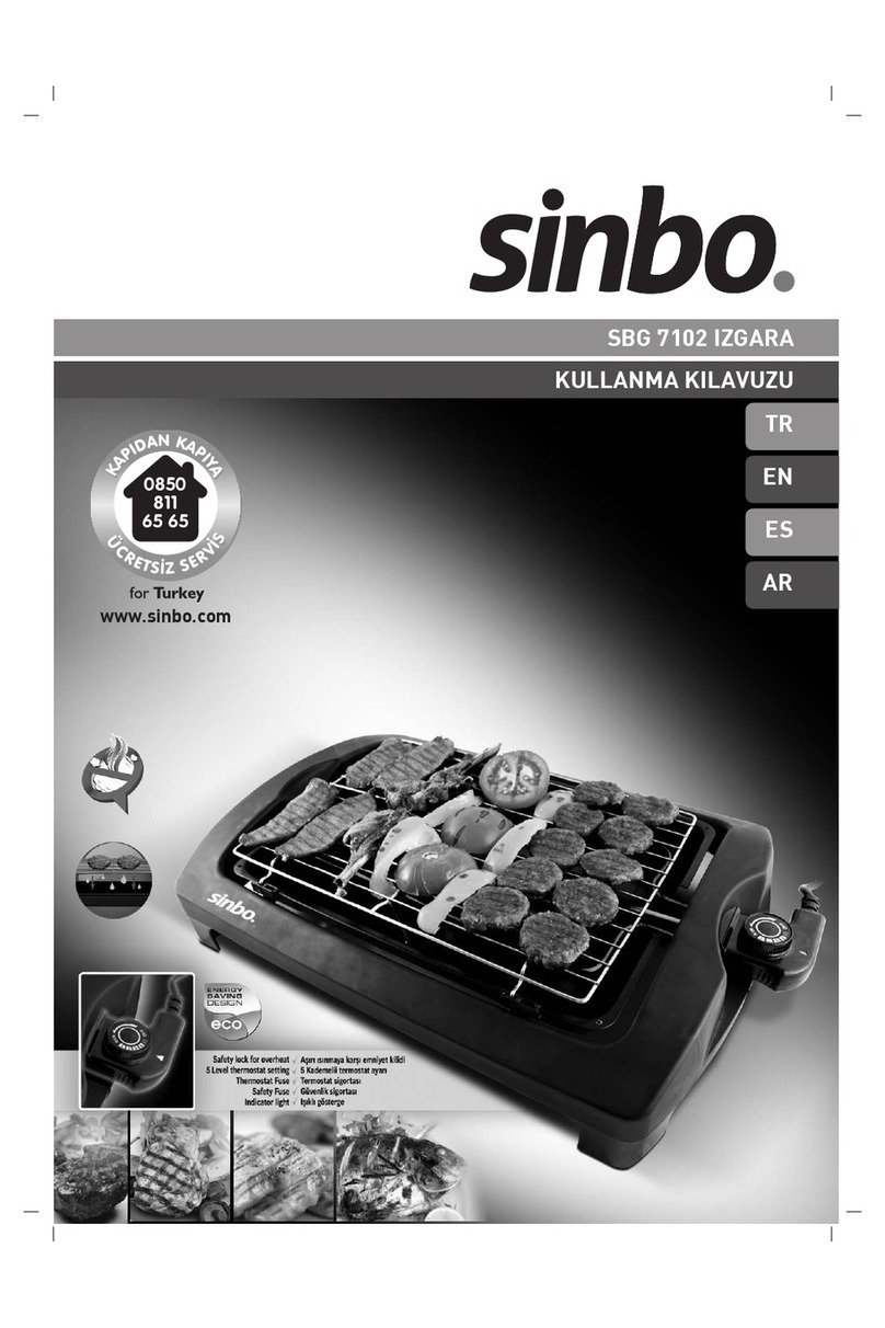 Sinbo SBG-7102 user manual