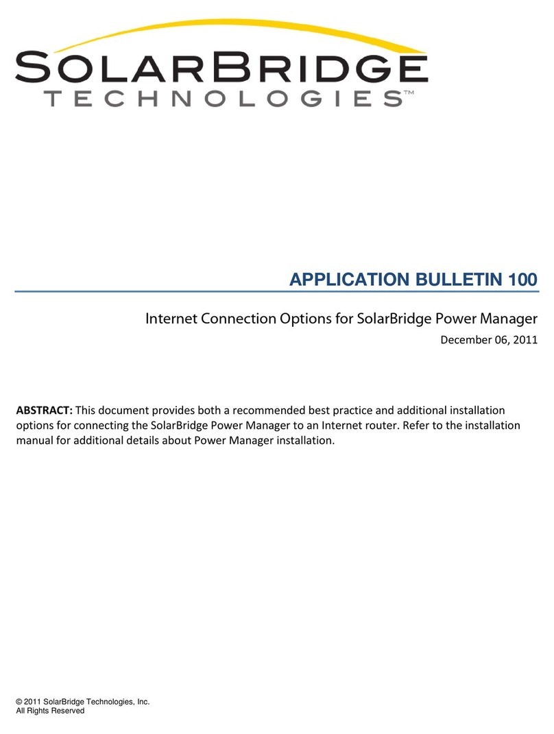 SolarBridge Power Manager Application Bulletin