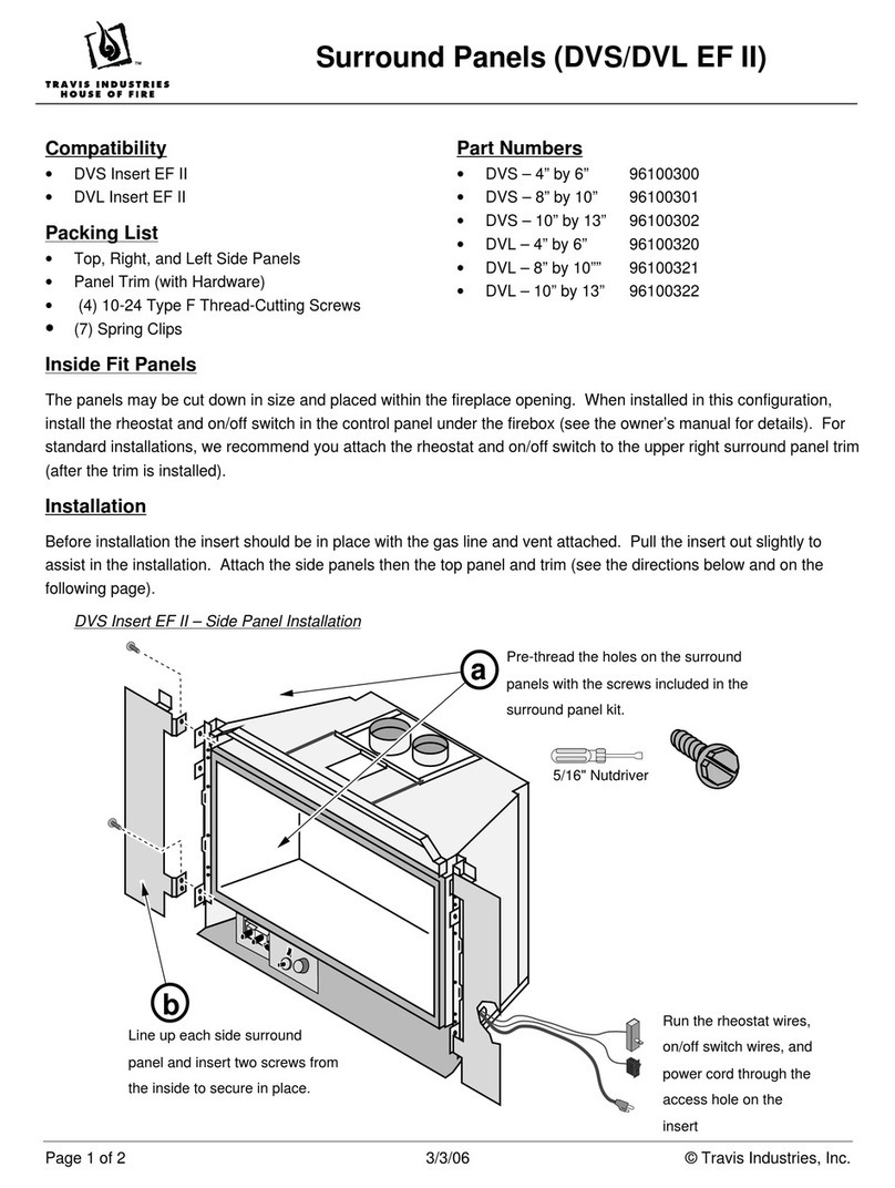 Travis Industries DVL EF II User manual