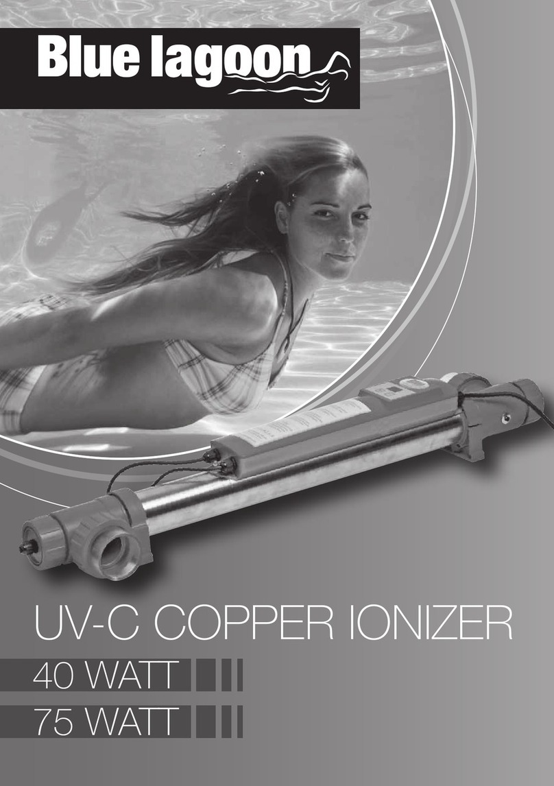 Blue Lagoon UV-C COPPER IONIZER 40W Instructions for use Blue Lagoon UV-C COPPER IONIZER 40W Instructions for use