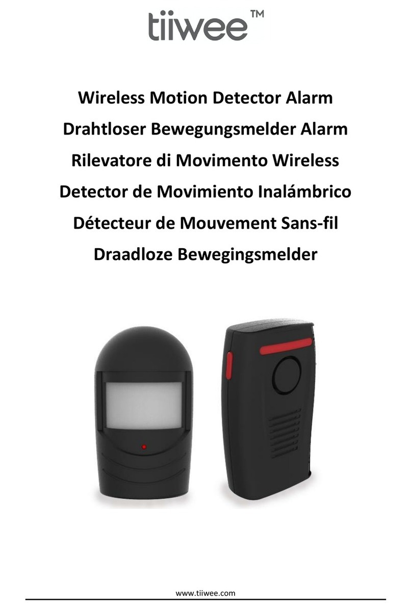 Tiiwee DRIVEWAY ALERT ALARM Product overview Tiiwee DRIVEWAY ALERT ALARM Product overview
