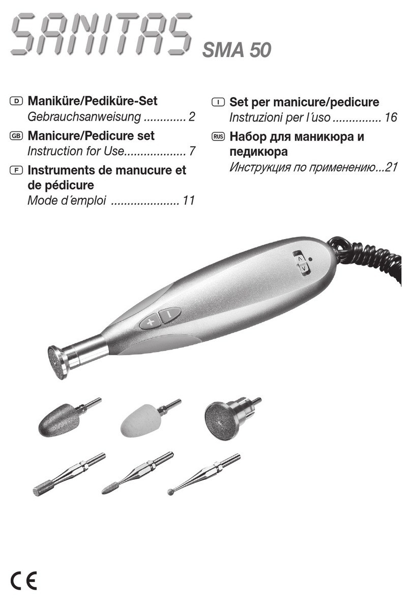 Sanitas SMA 50 Instructions for use
