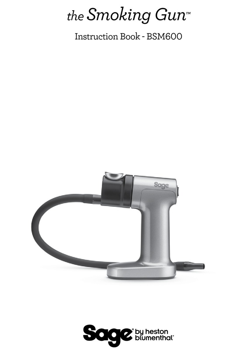 Sage Smoking Gun BSM600 Instruction book