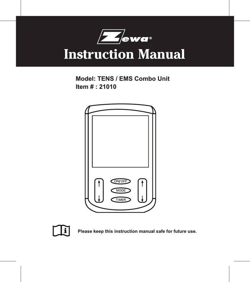 zewa TENS/EMS Combo Unit instruction manual