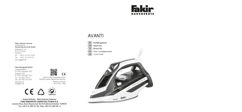 Fakir AVANTI manual