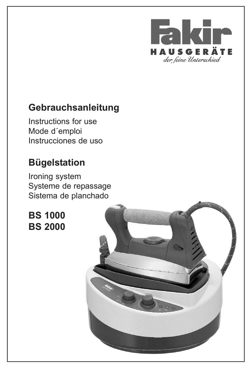 Fakir BS 1000 Instructions for use
