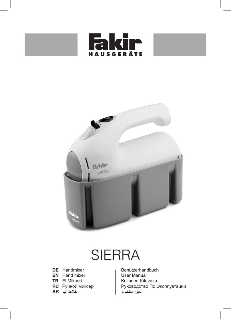 Fakir SIERRA User manual