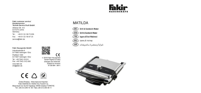 Fakir MATILDA User manual