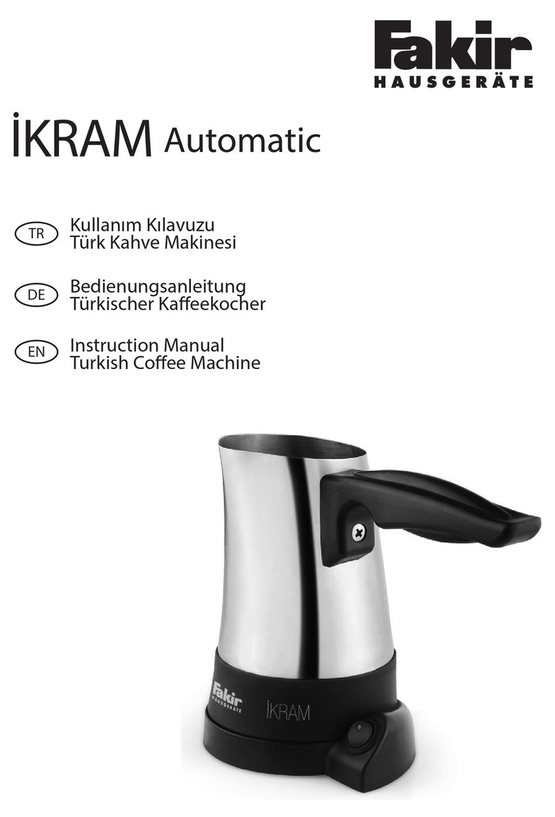 Fakir iKRAM Automatic User manual Fakir iKRAM Automatic User manual