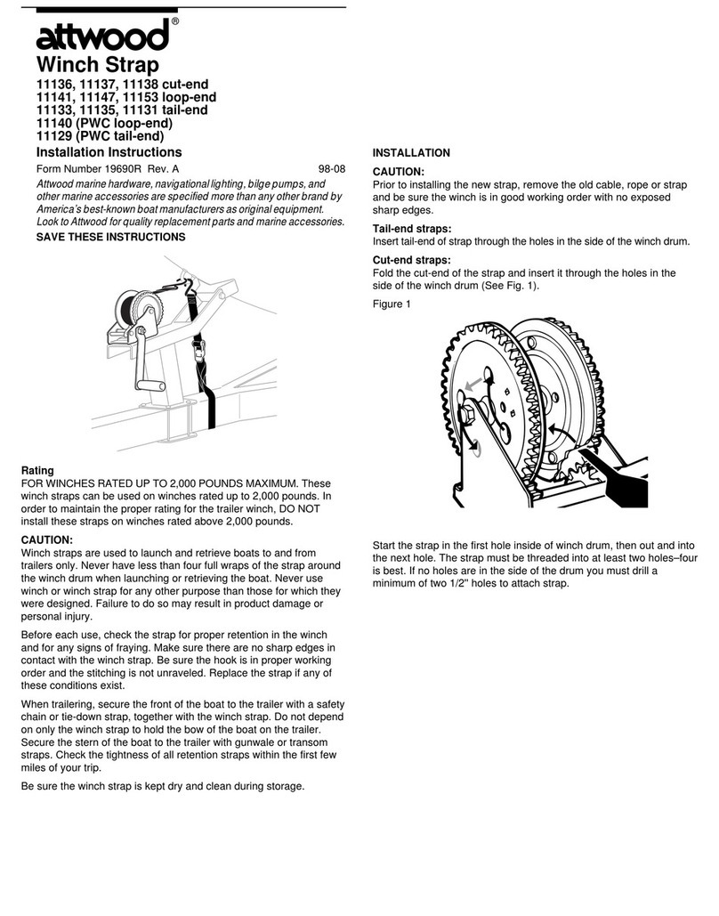 Attwood 11136 installation instructions