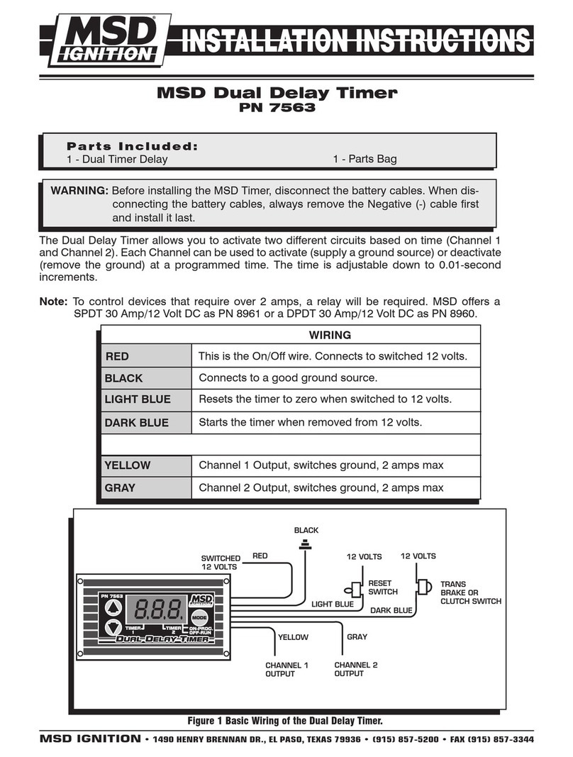 MSD Ignition 7563 installation instructions