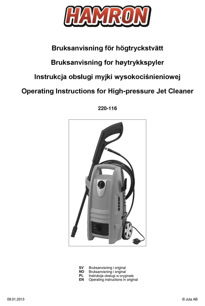 Hamron 220-116 operating instructions