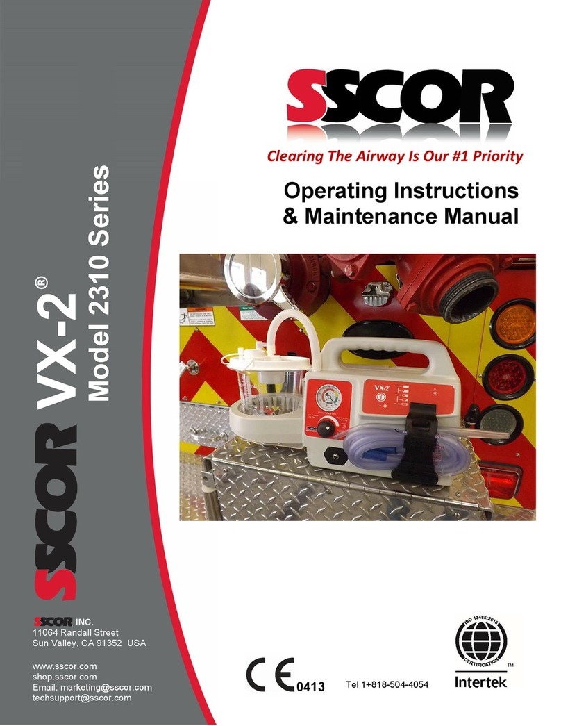 SSCOR VX-2 2310 Series Instructions for use