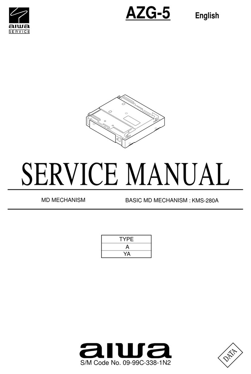 Aiwa AZG-5 Service manual