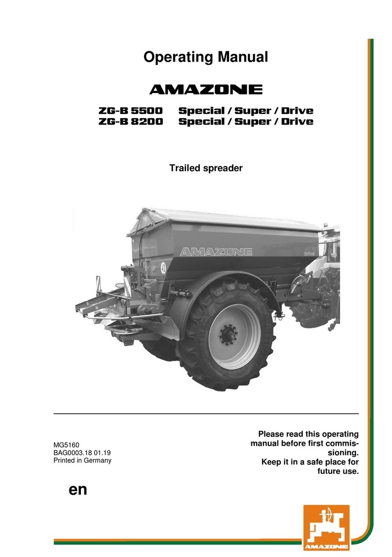 Amazone ZG-B 5500 Special operating manual