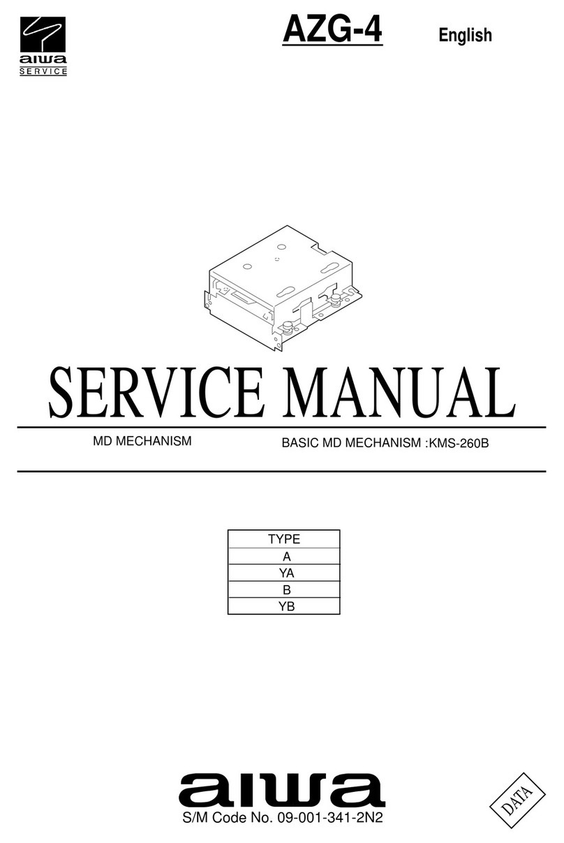 Aiwa AZG-4 Service manual
