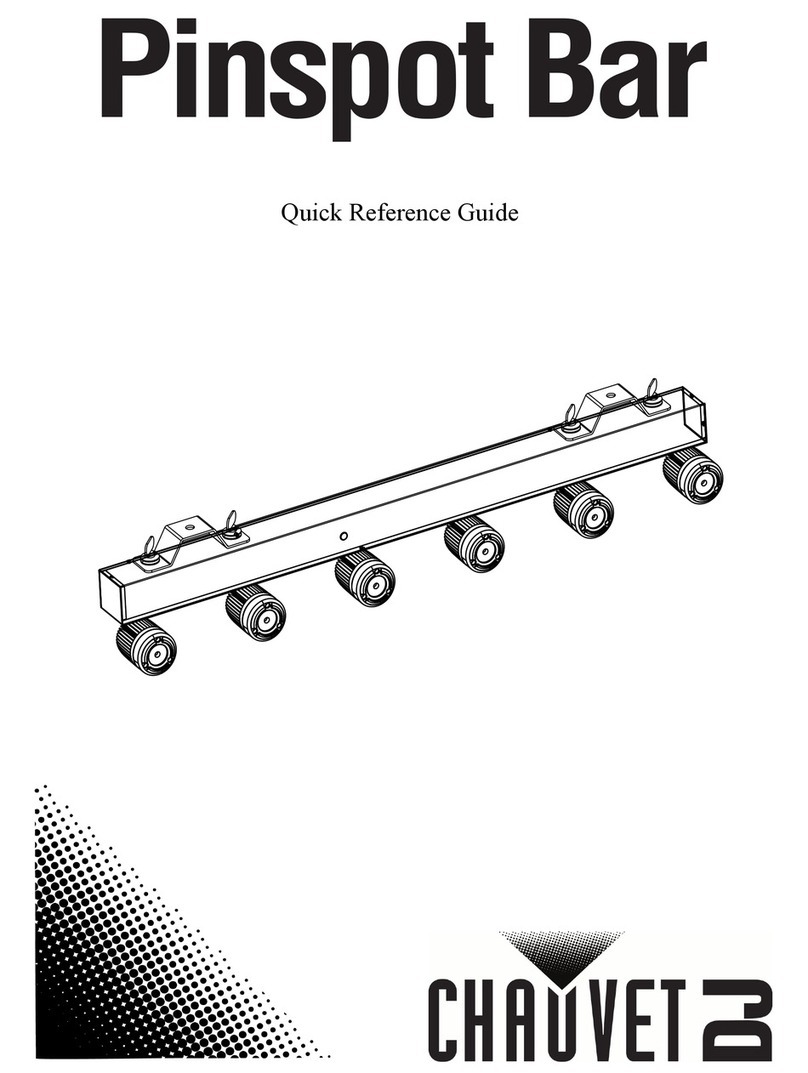 Chauvet DJ Pinspot Bar User manual