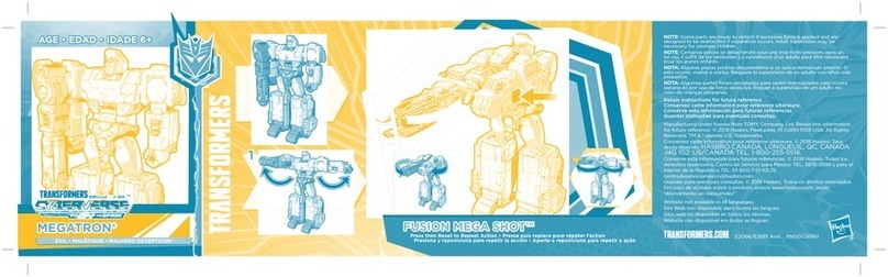 Hasbro Transformers Cyberverse Megatron manual