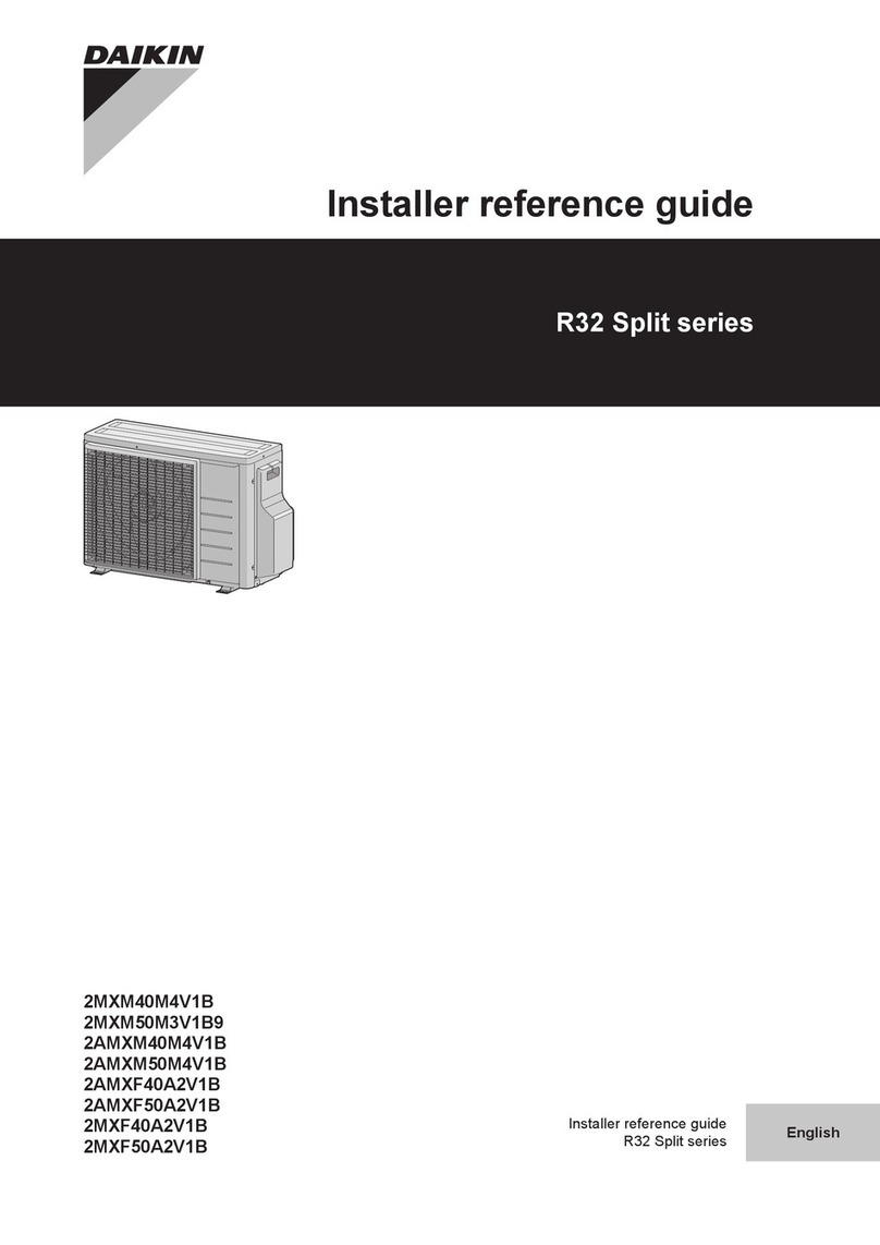 Daikin R32 Split Series Installer's reference guide