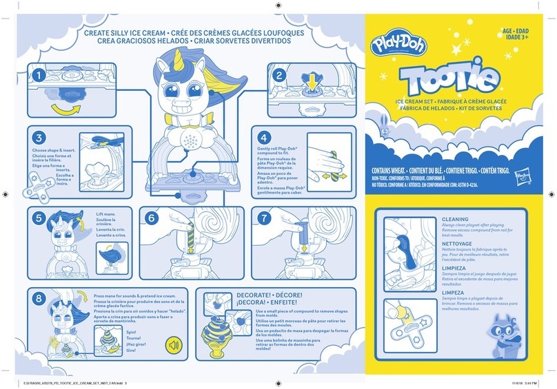 Hasbro Play-Doh Tootie User manual Hasbro Play-Doh Tootie User manual