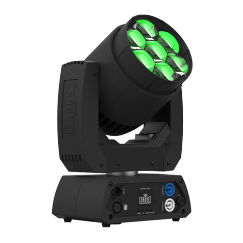 Chauvet ROGUE R1 BEAM WASH Quick reference guide