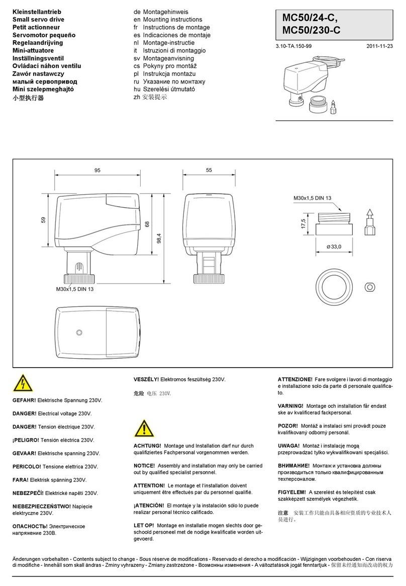 IMI MC50/24-C Mounting instructions IMI MC50/24-C Mounting instructions