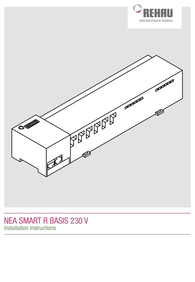 Rehau NEA SMART R BASIS 230 V installation instructions