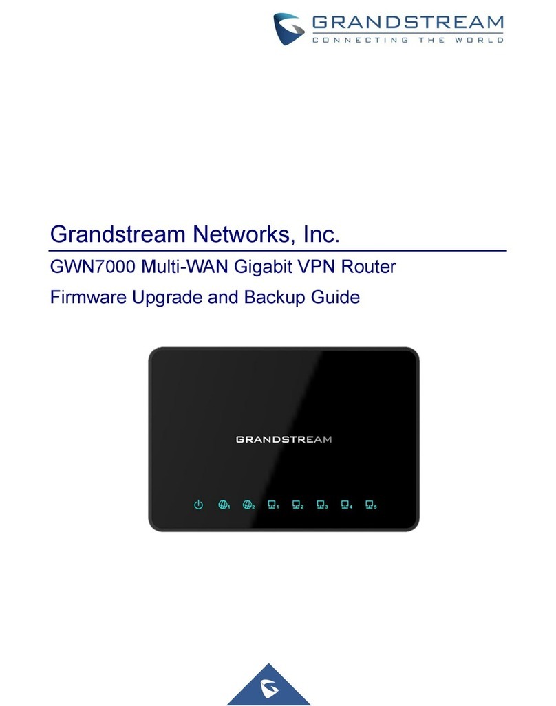 Grandstream Networks GWN7000 Quick start guide