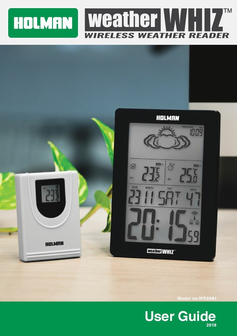 Holman weatherWHIZ WS5061 User manual