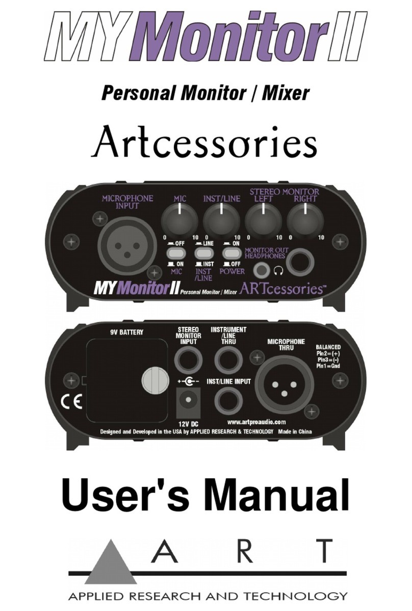Art MyMONITORII user manual