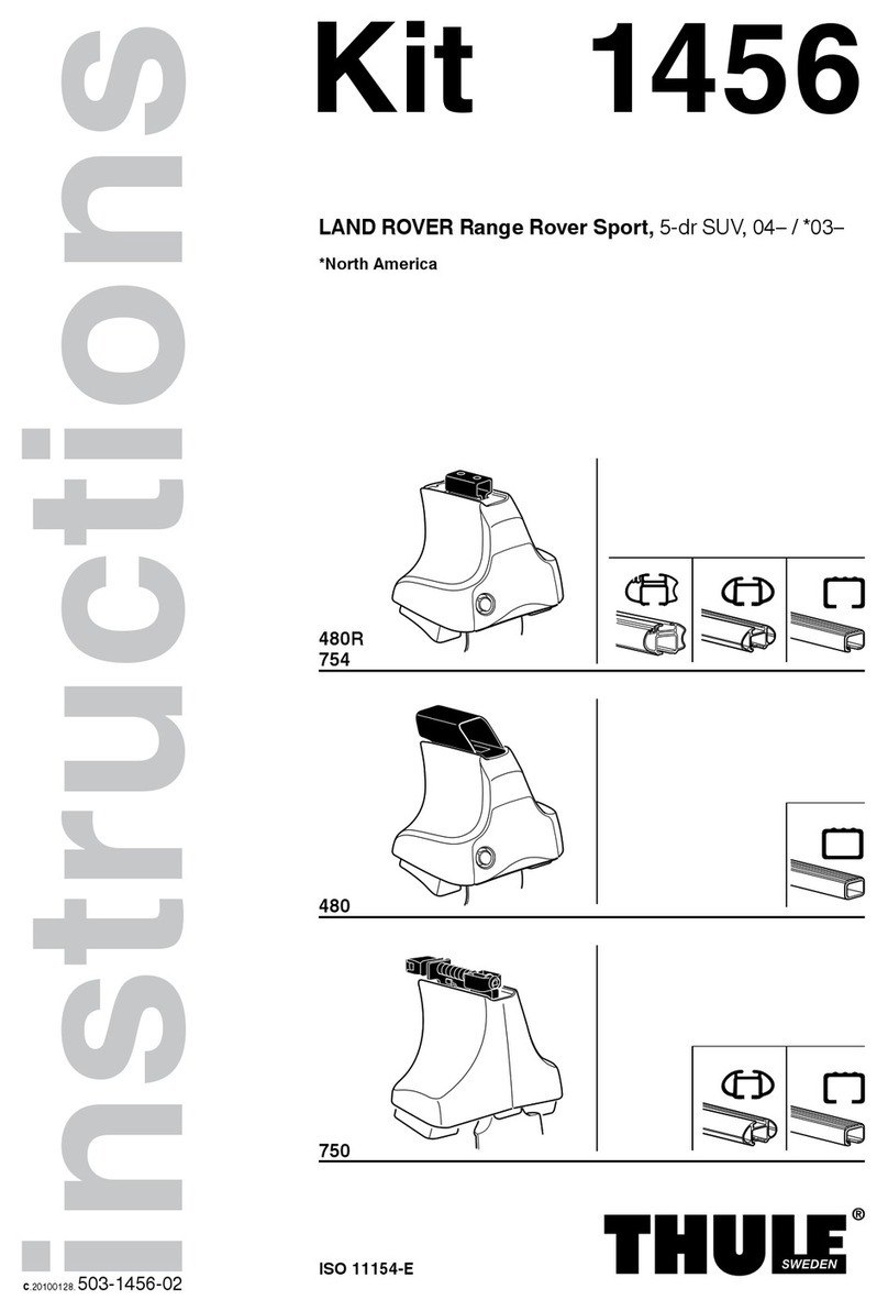 Thule 1456 User manual