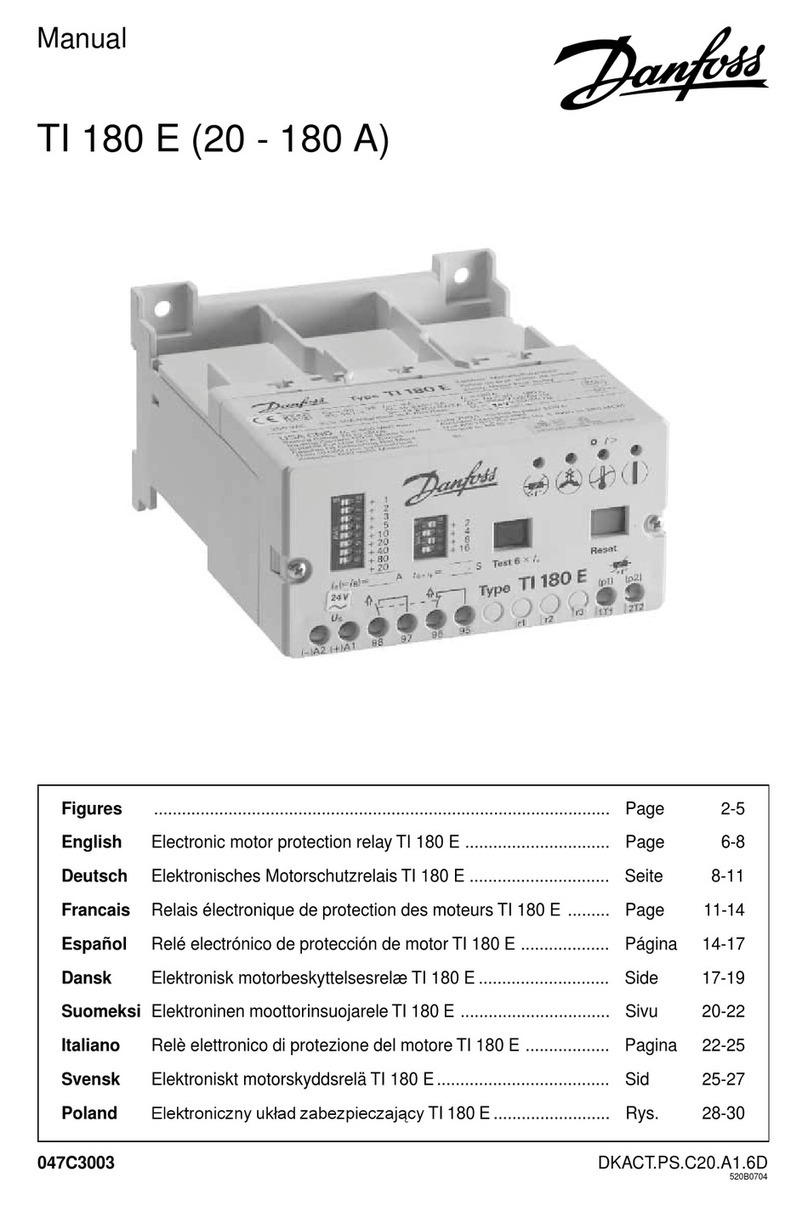 Danfoss TI 180 E User manual