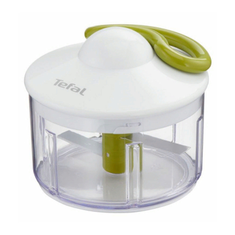 TEFAL MANUAL CHOPPER 5 seconds User manual