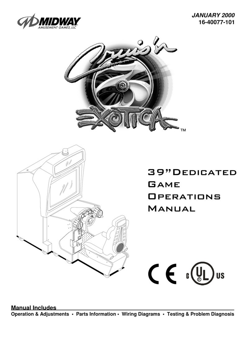 Midway Cruis'n Exotica User manual
