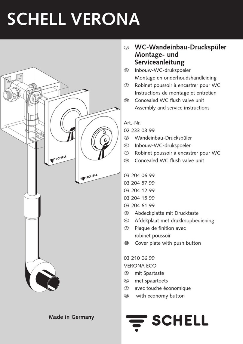 Schell Verona 02 233 03 99 Operating instructions