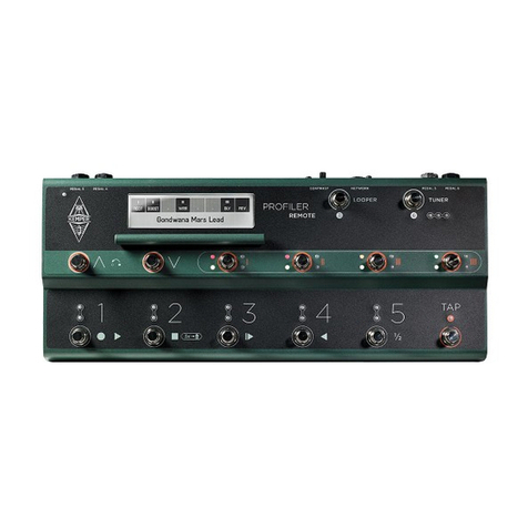 Kemper PROFILER Remote User manual