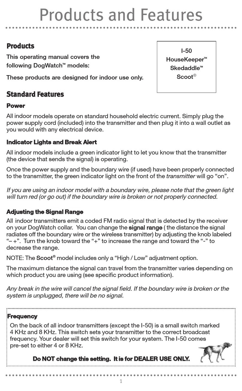 DogWatch I-50 Products and Features