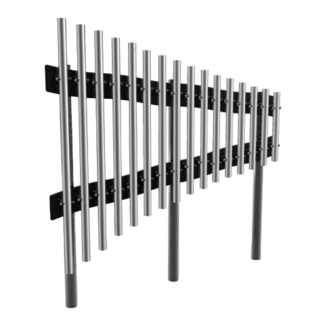Percussion Play Freechimes Pentatonic Symphony installation instructions