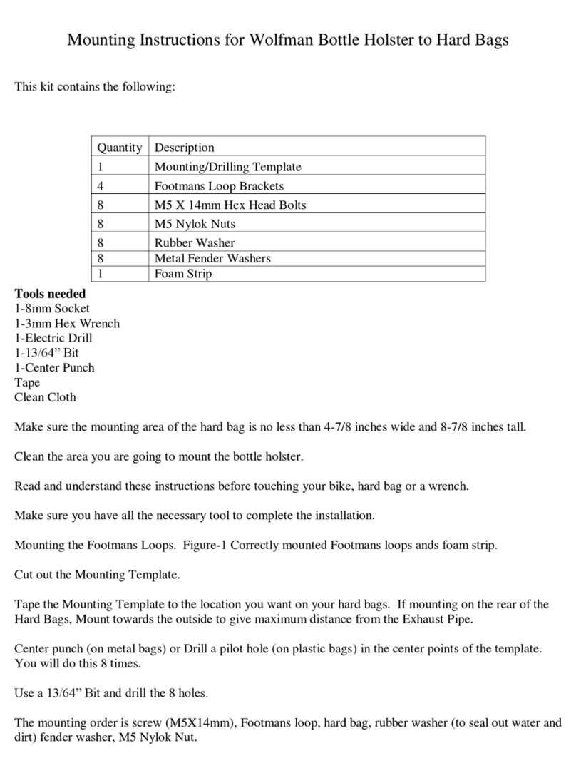 Wolfman A129 User manual