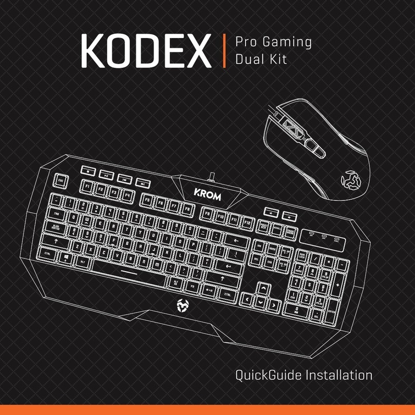 Krom Gaming KODEX QuickGuide Installation