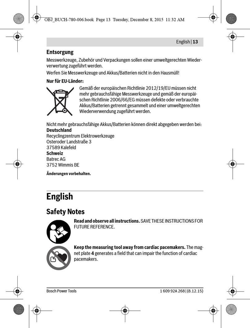 Bosch LR 1 user manual Bosch LR 1 user manual