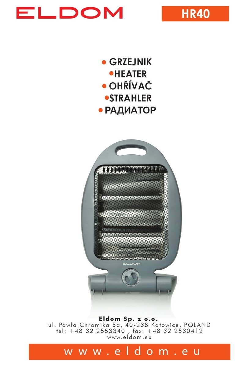 Eldom HR40 User manual