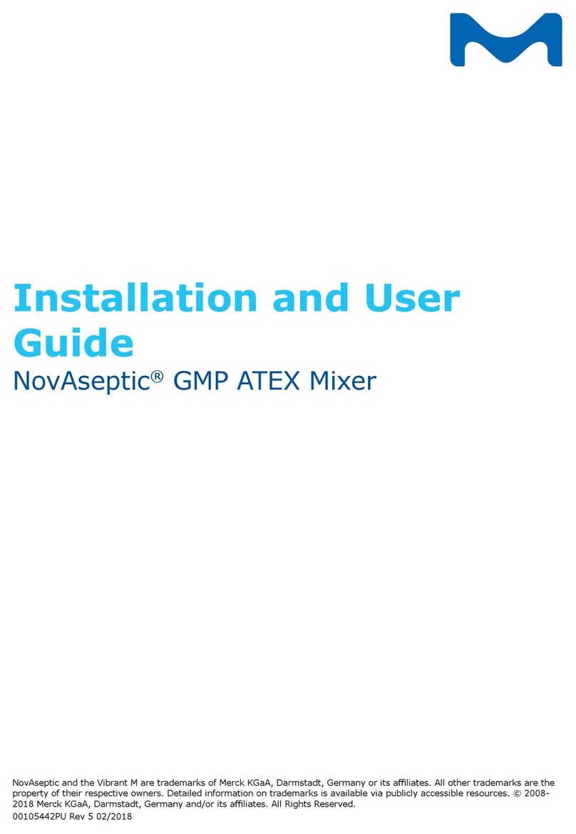 Merck EMD Millipore NovAseptic Installation and user guide Merck EMD Millipore NovAseptic Installation and user guide