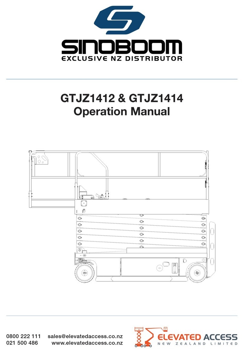 Sinoboom GTJZ1412 Operation manual