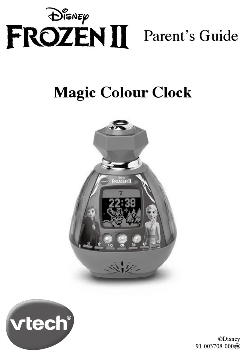 V-tech Frozen II Magic Colour Clock Parents' guide