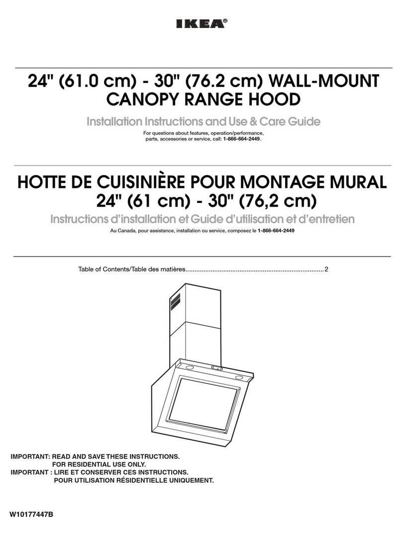 IKEA W10177447B Installation Instructions and Use & Care Guide